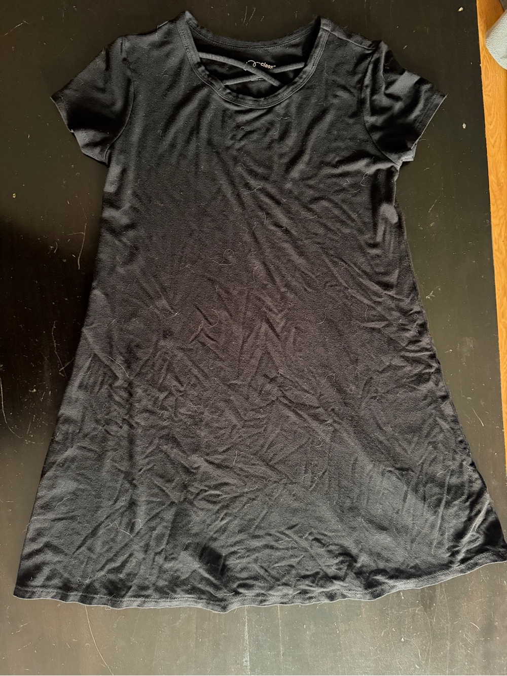 art class Black Girls' Short Sleeve A-Line Dress Top
